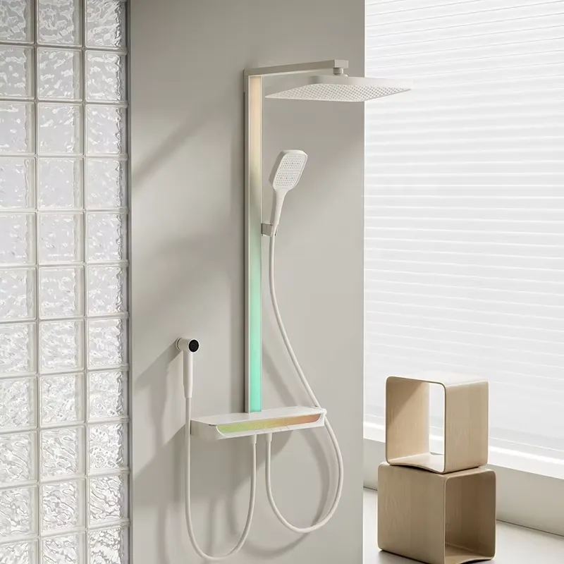 Spa & Wellness Hotel Fitak * * * * - Brass Digital Waterfall Shower Set Wall