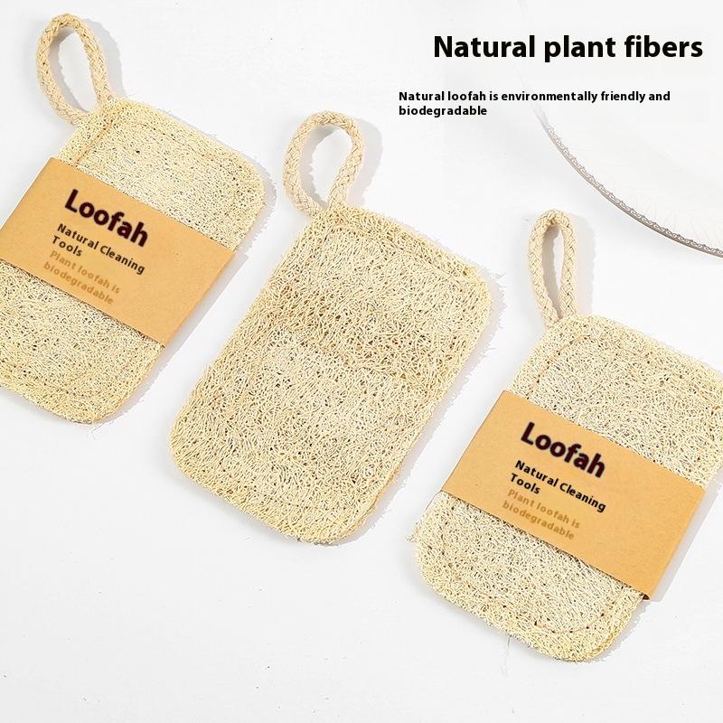 Natural Loofah Scrub Pad 6Pcs  - Body Loofah Natural recension och pris