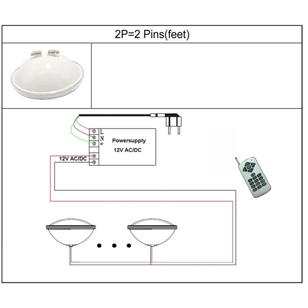 45W 25W PAR56 RGB LED Swimming - Xy Spa & Wellness George Town Reviews recension och pris