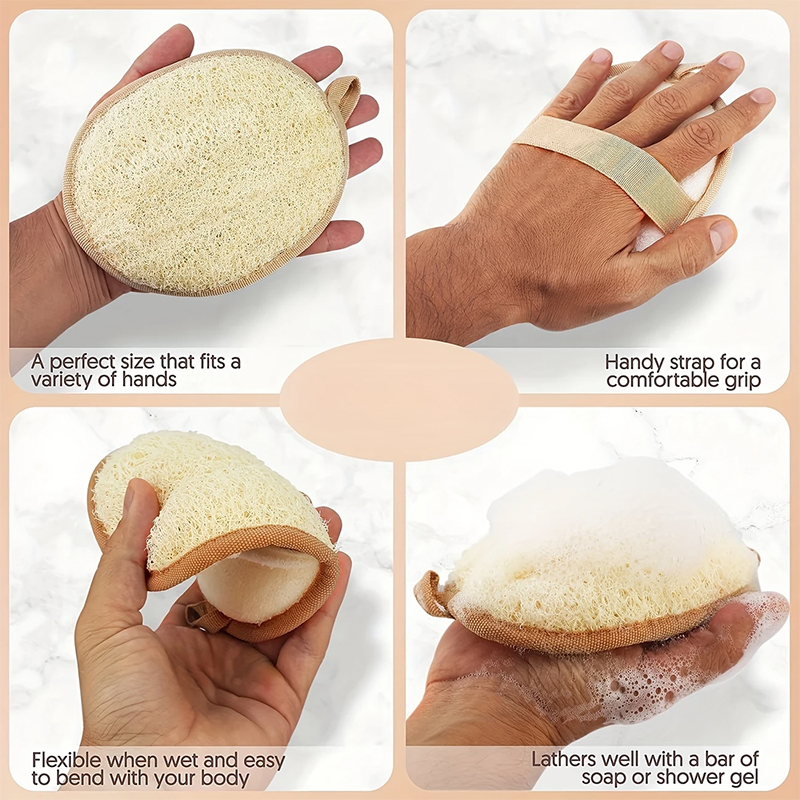 Natural Loofah Body Scrubber B - Body Loofah Natural recension och pris