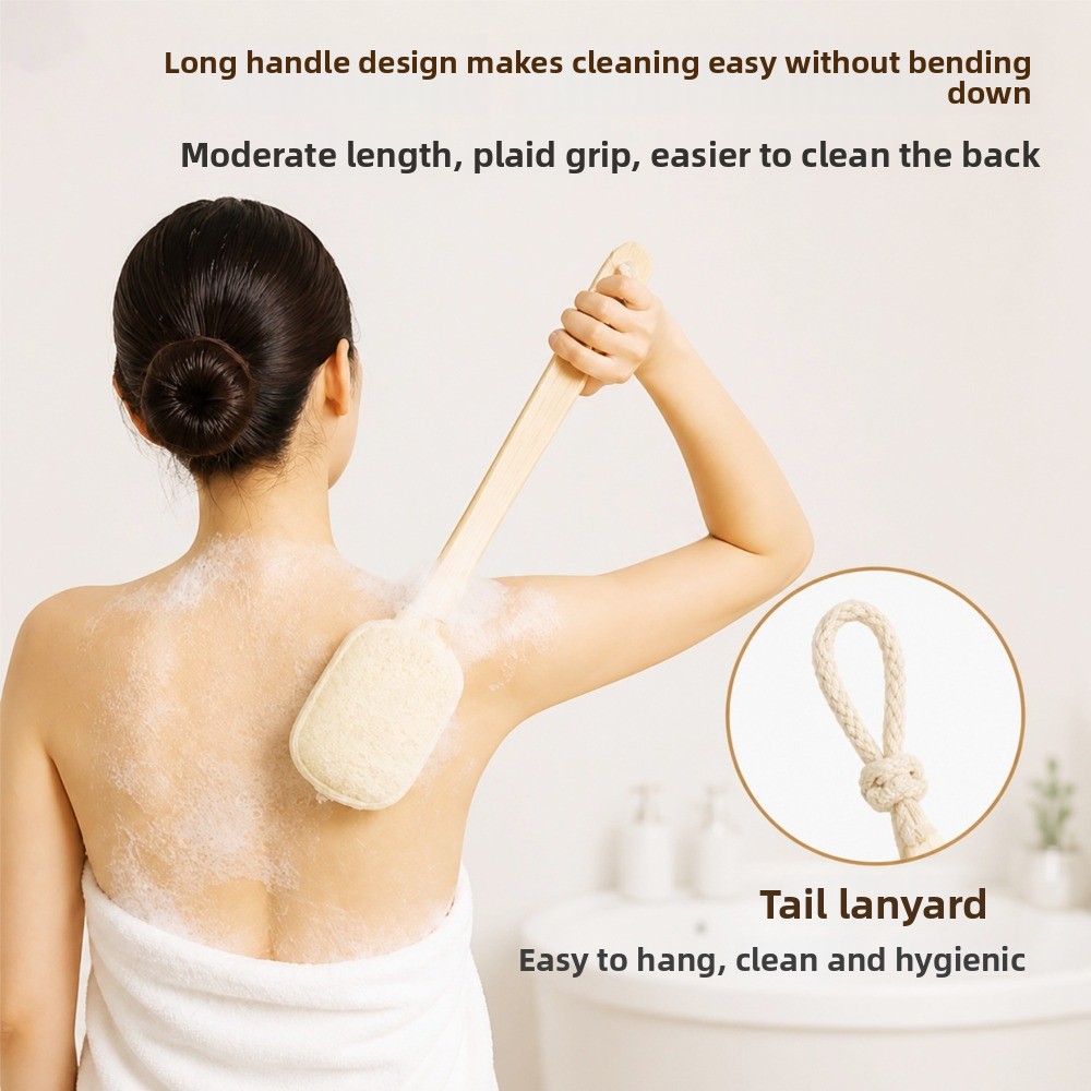 Double-sided Natural Loofah Ba - Body Loofah Natural recension och pris