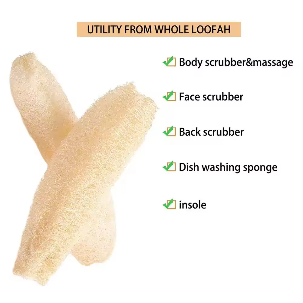Natural Loofah Sponge Multi-pu - Body Loofah Natural recension och pris