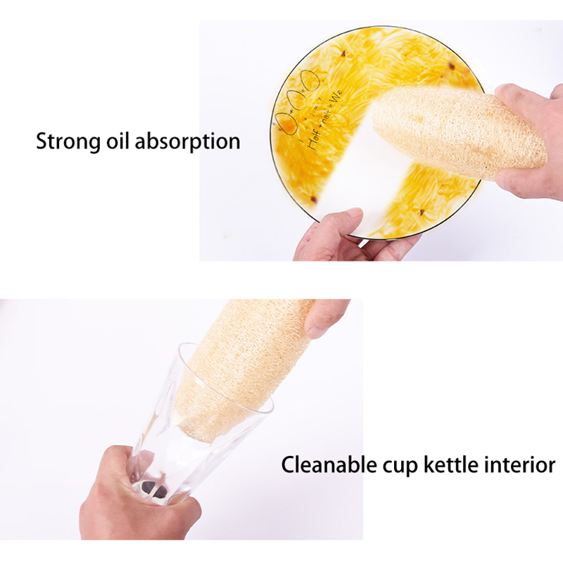 Natural Loofah Sponge For Dish - Body Loofah Natural recension och pris