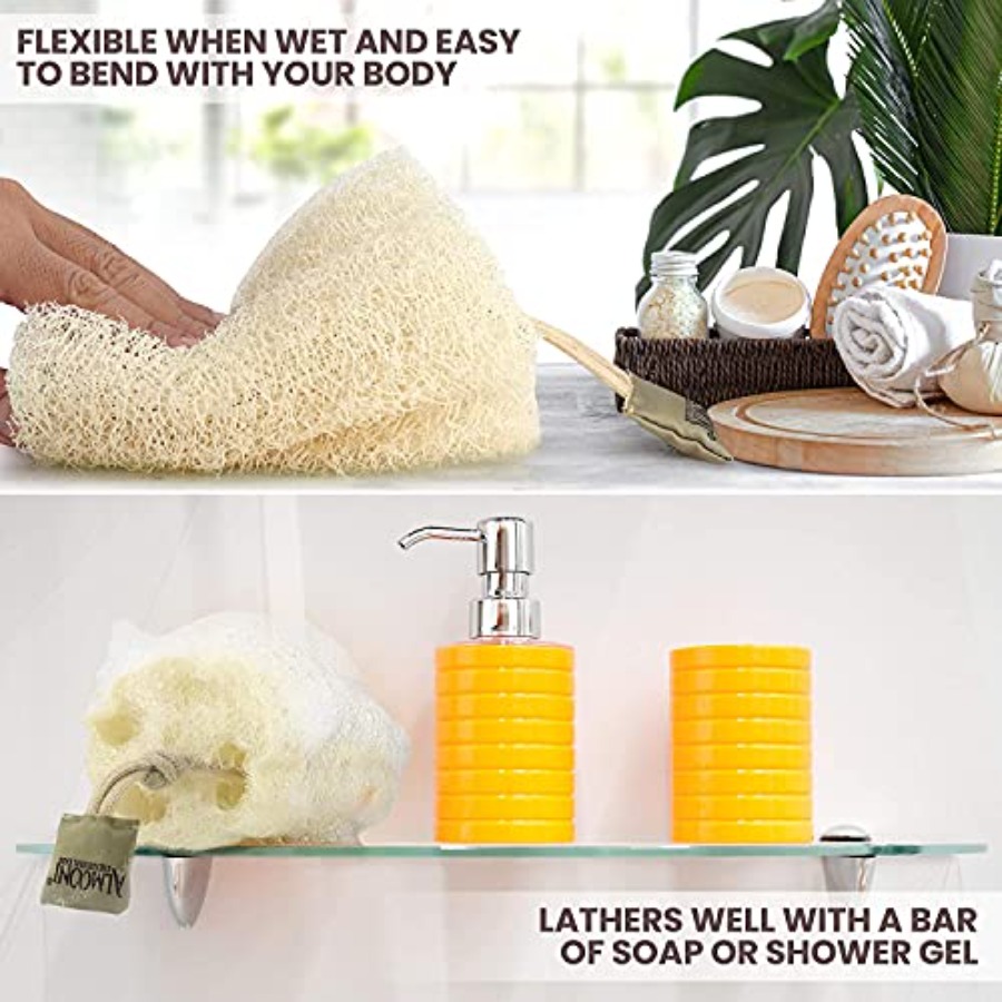 Natural Loofah Exfoliating Bod - Body Loofah Natural recension och pris