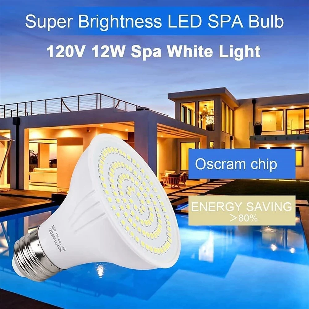 LED Swimming Pool Light E27 E2 - Xy Spa & Wellness George Town Reviews recension och pris