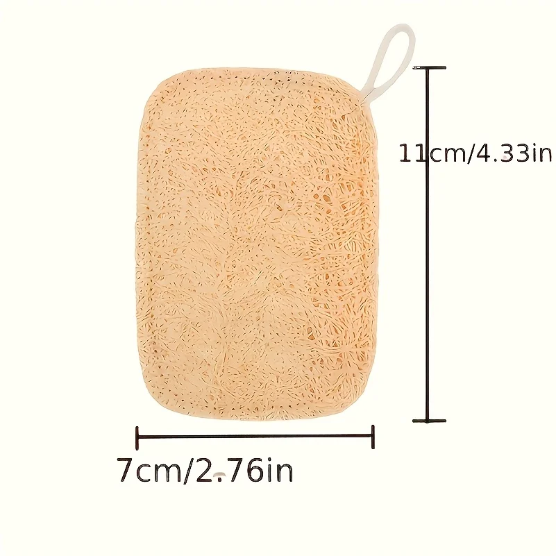 6pcs Natural Loofah Exfoliatin - Body Loofah Natural recension och pris